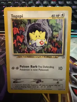 Togepi 51/111 - Neo Genesis 2000 Set - Pokemon TCG - Image 1