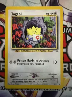 Togepi 51/111 - Neo Genesis 2000 Set - Pokemon TCG - Image 3