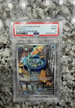 Pokemon Squirtle Stellar Crown PSA 9 - Image 1
