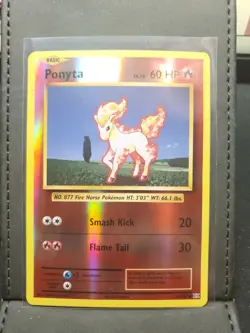 Ponyta Common XY - Evolutions 19/108 LP Reverse Holo Pokemon Card - Image 1