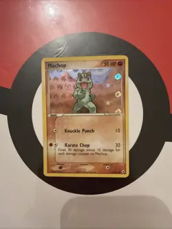 Pokemon TCG Machop EX Hidden Legends 64/101 Reverse Holo Common - Image 1