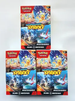 Pokemon TCG Scarlet & Violet - Surging Sparks Booster Bundle (X3) SHIPS FAST!! - Image 1