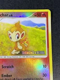 Pokemon TCG - Chimchar 76/130 [Reverse Holo][Stamped] - Diamond & Pearl - MP - Image 4
