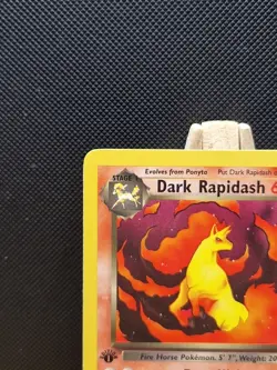 Pokemon 2000 WOTC 1st Edition Team Rocket Dark Rapidash 44/82 - Near Mint - Image 3