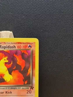 Pokemon 2000 WOTC 1st Edition Team Rocket Dark Rapidash 44/82 - Near Mint - Image 4