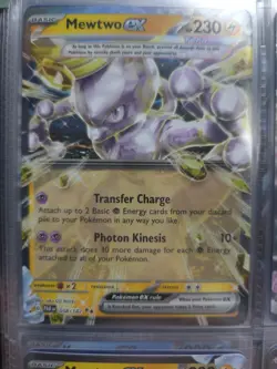 Pokemon TCG: Mewtwo ex 058/182 - Paradox Rift - NM Condition - Image 1