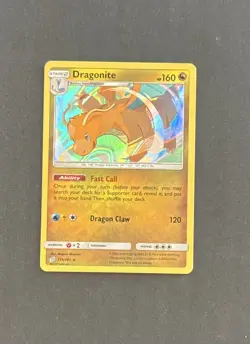 Dragonite 119/181 Sun & Moon Team Up Holo Rare Pokemon TCG - Image 1