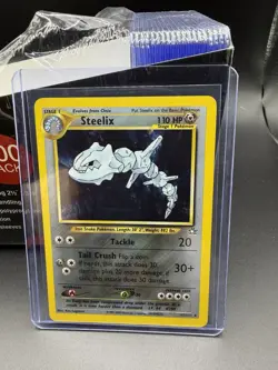 2000 Pokemon Steelix Holo 15/111 – Neo Genesis Unlimited WOTC Vintage Rare LP - Image 3
