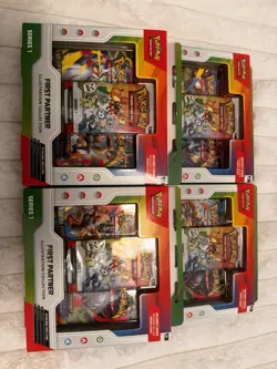 Pokemon TCG First Partner Series 1 Lot (4 Boxes) Sealed Promos + BoosterPacks 🔥 - Image 1