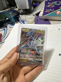 Pokemon Dialga GX 100/156 SM Ultra Prism Ultra Rare Holo 180 HP English 2018 - Image 1