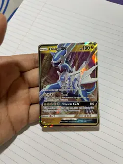 Pokemon Dialga GX 100/156 SM Ultra Prism Ultra Rare Holo 180 HP English 2018 - Image 2