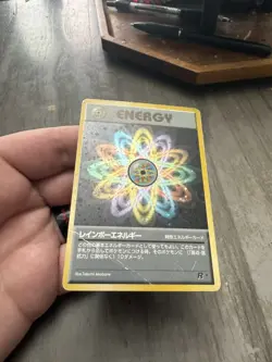 Rainbow Energy Holo Rare Rocket Gang Japanese Pokemon TCG HP/DMG - Image 3