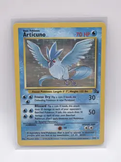 Vintage Pokemon 1999 Fossil Holo LOT (6) Articuno Haunter Aerodactyl MP-LP WOTC - Image 4