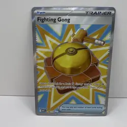 Pokemon TCG Fighting Gong 168/132 ME01 Mega Evolution Ultra Rare Holo Full Art - Image 1