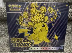 Pokemon TCG Scarlet & Violet Surging Sparks Sealed Elite Trainer Box ETB - Image 1