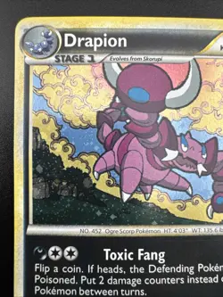 Drapion 4/102 Pokemon HGSS Heartgold SoulSilver Triumphant Holo Rare - Image 4