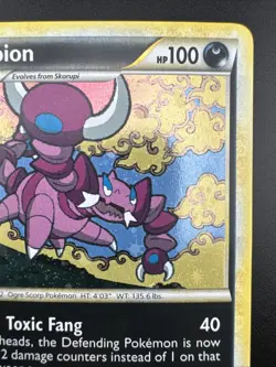 Drapion 4/102 Pokemon HGSS Heartgold SoulSilver Triumphant Holo Rare - Image 5