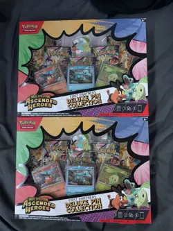 Pokemon TCG Ascended Heroes Deluxe Pin Collection *Lot Of 2* - Image 1