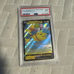 2021 POKEMON CELEBRATIONS 006 FLYING PIKACHU V PSA 9 - Image 1
