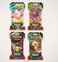 Pokemon TCG: Perfect Order Sleeved Booster Packs Art Set of 4 - Image 2