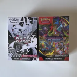 Pokemon TCG Phantasmal Flames & White Flare Booster Bundle Factory Sealed - Image 1