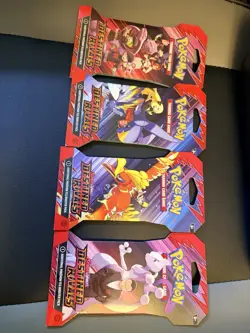 Destined Rivals Sleeved Booster Packs FULL PACK ART SET Pokemon TCG SEALED 4x - Image 2