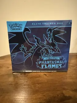 Pokemon TCG Phantasmal Flames ETB Sealed Box - Image 1