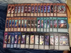 YuGiOh 47 Card Spright Deck Core Blue Starter Gigantic Swap Frog Nimble Fenrir - Image 1