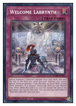 Yugioh! Welcome Labrynth-BLMR-EN102- Secret Rare-NM - Image 1