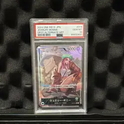 2024 One Piece Jewelry Bonney OP07-019 Alternate Art Leader PSA 10 Japanese - Image 1