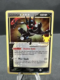 Greninja SWSH144 25th Anniversary Black Star Promo Holo Card Gold Star - Image 1