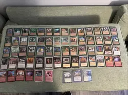 Lot Of 65 Magic The Gathering Cards Inventors Fair Legendary Lands! - Image 1