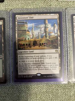 Lot Of 65 Magic The Gathering Cards Inventors Fair Legendary Lands! - Image 2