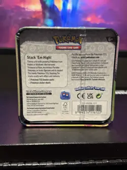 Pokemon Stacking Tin: Paradox Pokemon (3 Packs) Factory Sealed TCG Cards - Image 3