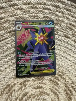 Pokemon Mega Starmie EX Holo Mega Evolution 330 HP Card POR 102/088 - Image 1