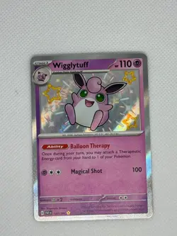 Pokemon Paldean Fates Wigglytuff Holo Rare Card 147/091 NM - Image 1