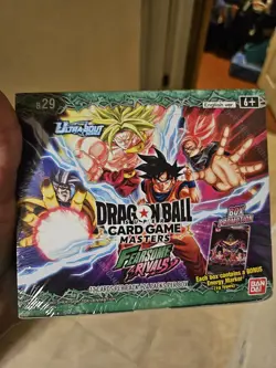 New Sealed Dragon Ball Super Card Game Masters B29 Fearsome Rivals Booster Box - Image 1