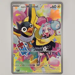 Ionos Wattrel 231/217 Ascended Heroes Illustration Rare Pokemon Card NM 231/217 - Image 1