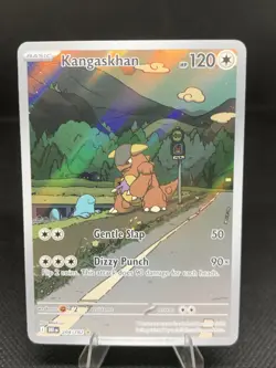 Pokemon TCG Kangaskhan Destined Rivals Illustration Rare Card 204/182 SV10 Mint - Image 1