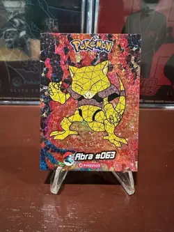 Abra #63 - Cracked Ice Holo - Crystal Collection 2024 - Pokemon Card - Image 1