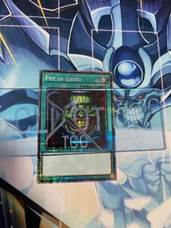 1x (M/NM) - Pot of Greed - MP25-EN017 - Starlight Rare - 1st Edition Yugioh - Image 1