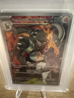 Pokemon TCG Team Rockets Houndoom Illustration Rare Card 191/182 Destined Rivals - Image 2