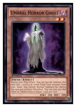 Yugioh Umbral Horror Ghost #PRIO-EN010 Primal Origin LP - Image 1