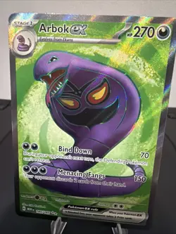 Arbok ex 185/165 SV: Scarlet & Violet 151 - Pokemon Card - NM - Image 1