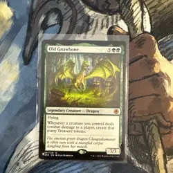 MTG Old Gnawbone Adventures in the Forgotten Realms Regular Reprint Card 197/281 - Image 1