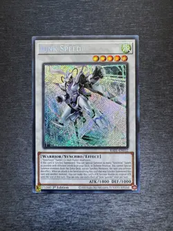 YuGiOh! Junk Speeder RA01 - Error Misprint Triple Anubis Stamp 1st Edition NM - Image 1