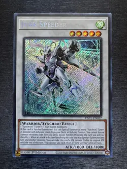 YuGiOh! Junk Speeder RA01 - Error Misprint Triple Anubis Stamp 1st Edition NM - Image 2