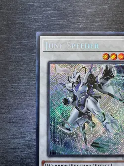 YuGiOh! Junk Speeder RA01 - Error Misprint Triple Anubis Stamp 1st Edition NM - Image 4