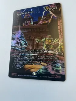 MTG Trouble in Pairs (Borderless) Teenage Mutant Ninja Turtles Foil - Image 1