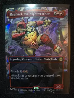 Raphael the Nightwatcher Teenage Mutant Ninja Turtles Borderless Foil R 0213 - Image 1